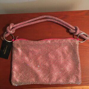 Dmargeaux Pink and Silver Sequin Purse NWT